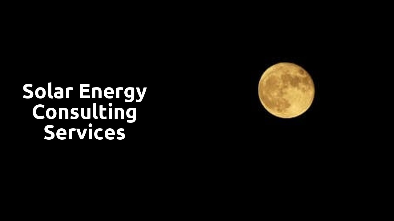 Solar Energy Consulting Services