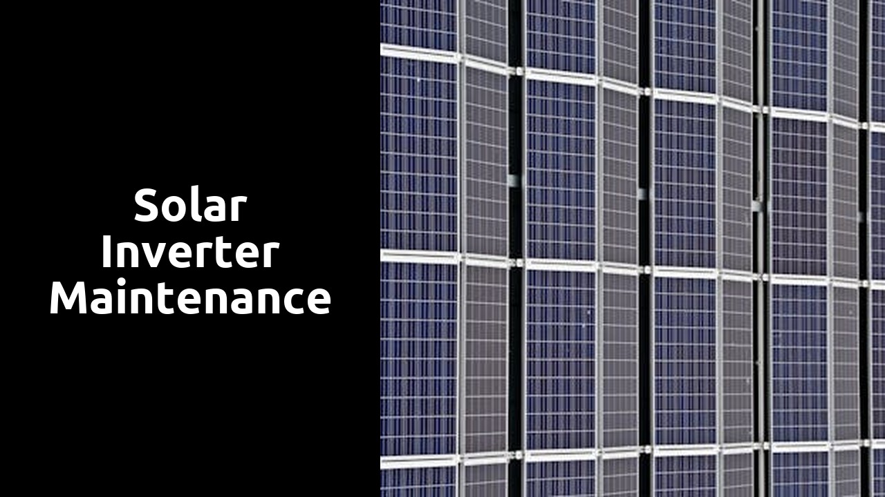 Solar Inverter Maintenance